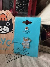 NWT jellycat official Bartholomew Bear 'Snow Suit' pin Limited EDITION VHTF