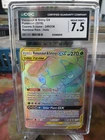 Venusaur & Snivy GX 249/236 Rainbow Rare Cosmic Eclipse Pokemon CGC 7.5 NM +