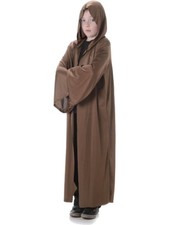 Kid's Galaxy Knight Brown Hooded Robe Costume Accessory