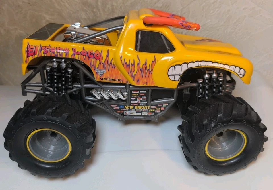 Monster Jam El Toro Loco Yellow Truck Remote Radio Control New Bright RC - Image 4 of 4