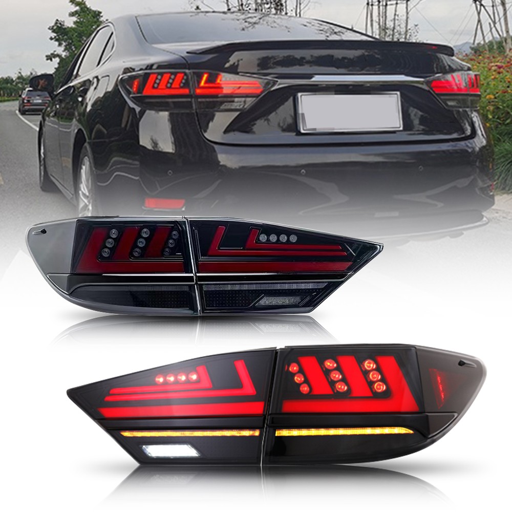 USED LED Tail Lights For Lexus ES350 ES 300h 2013-2018 Smoke Rear Lamp Assembly