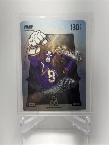 2025 Bo Jackson Battle Arena Update Warp SBF-8 Silver BattleFoil Lamar Jackson!