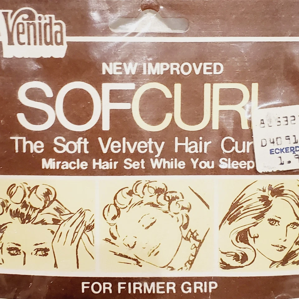 Venida SOFCURL 10 rizadores de pelo suaves y sedosos nuevos en paquete vintage Foto 2 de 4
