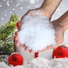 SNOW POWDER 1 KG DECOR FLUFFY INSTANT ARTIFICIAL FAKE CRAFT FUN PARTY XMAS DECOR