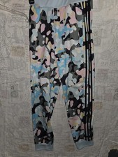 Adidas Girls Size 14 Colorful Camo Tricot Joggers AK4830