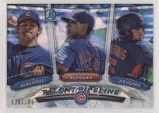 2018 Bowman Talent Pipeline Atomic Refractor Mark Zagunis Adbert Alzolay s3g