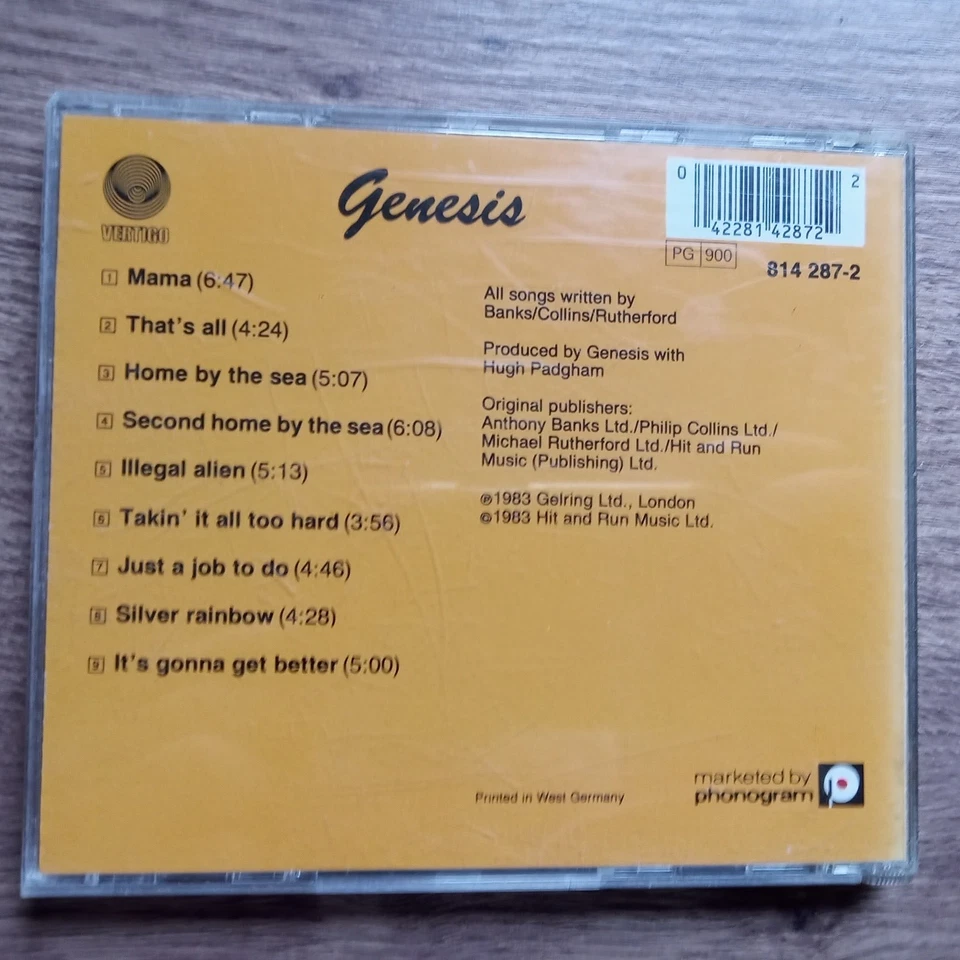 GENESIS - Genesis - CD 1983 - Bild 2 von 2