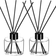 2 Sets Reed Diffuser Bottle Empty Refillable Fragrance Glass Diffuser Bottles