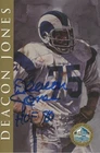 Deacon Jones - NFL Hall of Fame Autographed HOF (Ron Mix) Gold Art Card