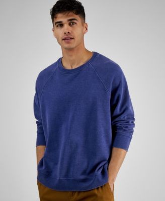 And Now This Raglan Sweatshirt Blue Depth L DARK BLUE Size LARGE SS 8190₽