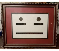 ADMIRAL GARDNER SUNKEN 1808 /TREASURE (2)COIN LOT BRITISH EAST INDIA CO./ COA