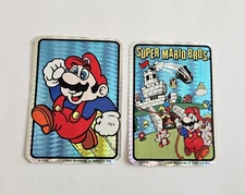 Vtg Mario Bros. Stickers LOT 1990 Prismatic Nintendo video game