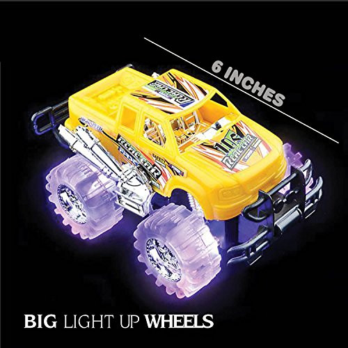 Light Up Monster Trucks for Boys and Girls, Toy Truck Set of 2, Monster Trucks - Picture 4 of 7