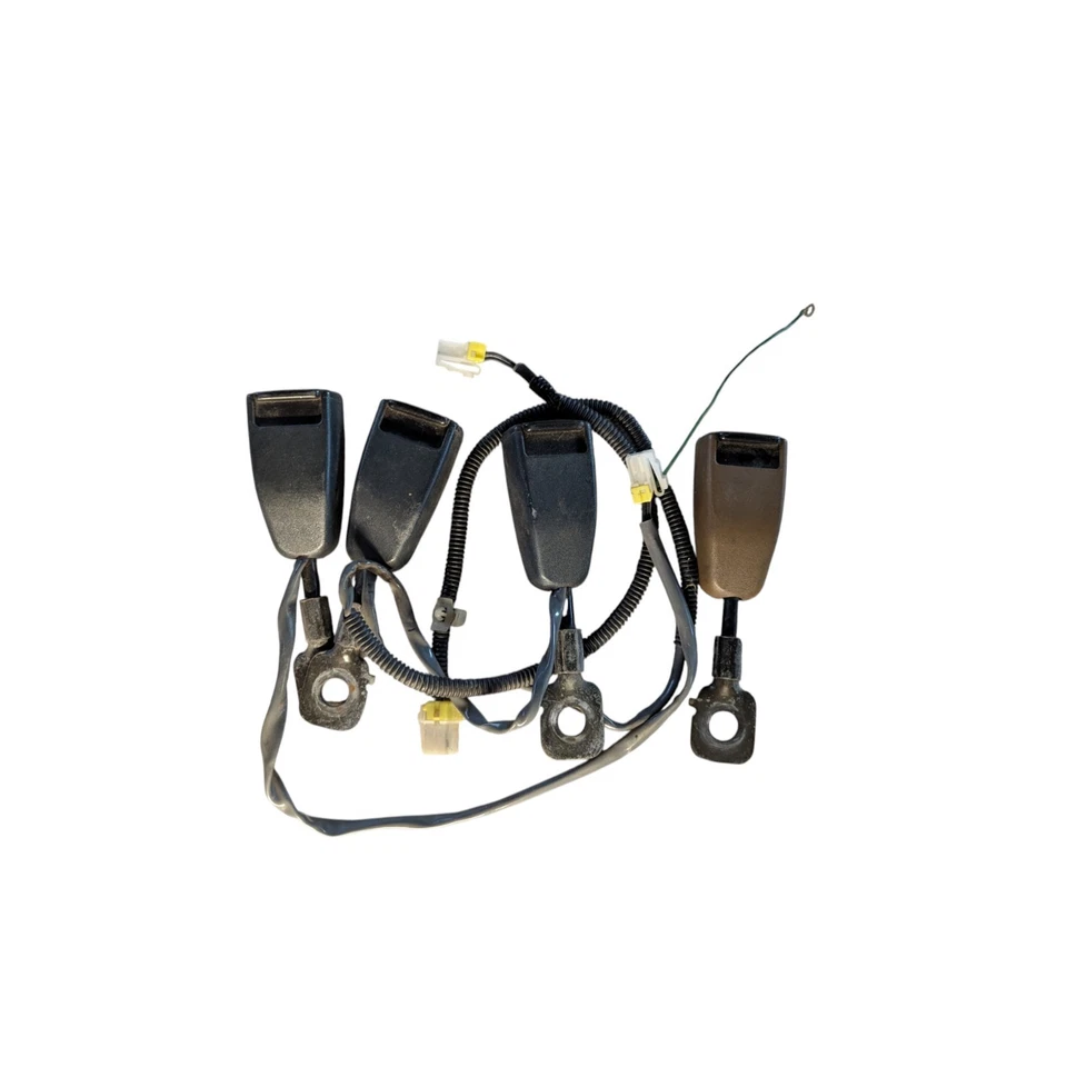 1984-1986 Nissan 300ZX Z31 Driver Left Passenger Right Front Seat Buckles Lot - Image 2 of 4