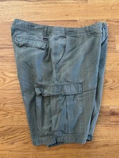 Patagonia Men’s All Wear Cargo Shorts Size 35 Green Organic Cotton Canvas