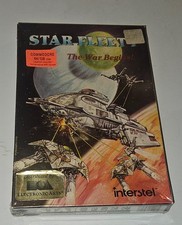 Star Fleet I - Commodore 64 128 C64 - RARE Box Game  SEALED 