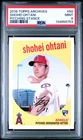 Shohei Ohtani 2018 Topps Archives #50 RC Rookie (Angels) PSA 9 MINT