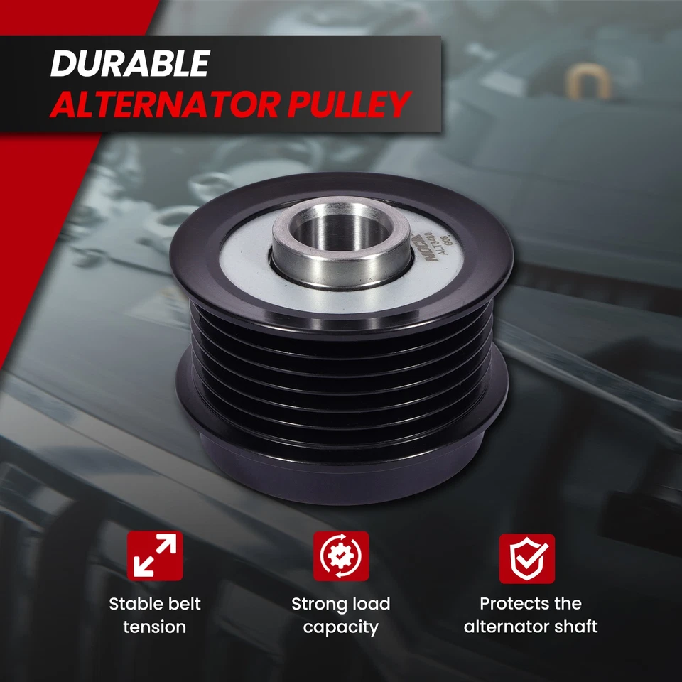 Decoupler Pulley for Toyota Celica Corolla Matrix Scion Chrysler Dodge Caravan - Изображение 2 из 4