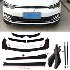 Front Bumper Lip Spoiler Splitter Car Body Rear For Volkswagen Tiguan R-Line