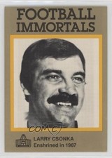 1985-88 Football Immortals Larry Csonka #137 HOF n1u