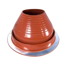 Dektite #6 Red Silicone Metal Roof Pipe Flashing, High Temp, Round ... Fast Ship