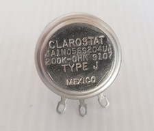 New Clarostat JA1N056S204UA Single Turn Linear Potentiometer 200K Ω