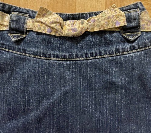 Gymboree Girls VTG Autumn Highlands Sz 12-18M Skort Bow Embroidered Kidcore Euc - Picture 4 of 8