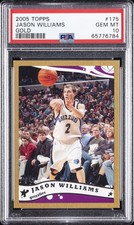 2005 TOPPS GOLD #175 JASON WILLIAMS 34/99 PSA 10