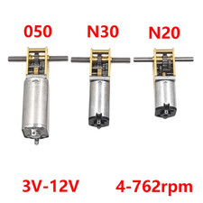 1pc Micro 050 N30 N20 Worm Gear Motor Dc3v-12v 6v 9v 4-762rpm Slow Speed All Met 1pc Micro 050 N30 N20 Worm Gear Motor Dc3v-12v 6v 9v 4-762rpm Slow Speed All Met