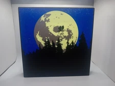 Retro E.T. the extraterrestrial ET & Elliot flying over the moon Lightbox Sign