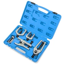 Blue 5 Pcs Universal Front End Service Ball Joint Separator Tie Rod Removal Tool