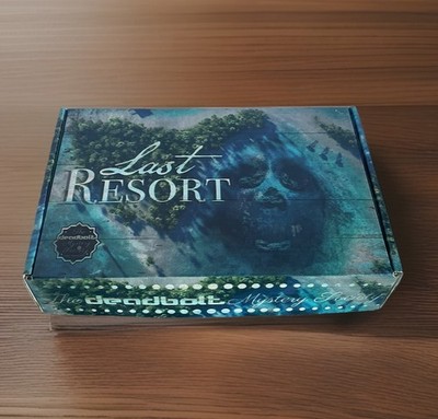Deadbolt Mystery Society Game Last Resort - COMPLETE Near Mint Original Box