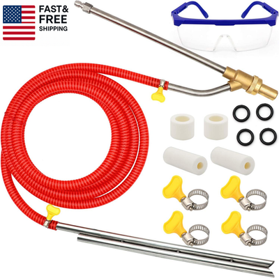 #ad Pressure Washer Sandblasting Kit 5000 PSI Wet Sandblaster Attachment Power Was $62.98