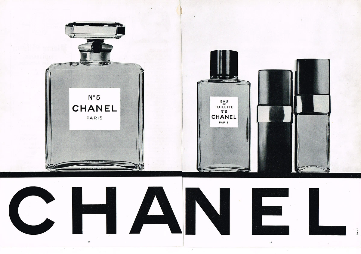 1967 ADVERTISEMENT CHANEL perfume & eau de toilette n°5 (2 pages)