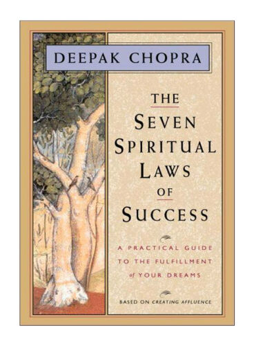 THE SEVEN SPIRITUAL LAWS OF SUCCESS by Deepak Chopra Hardcover book FREE SHIP 7 - Afbeelding 1 van 1