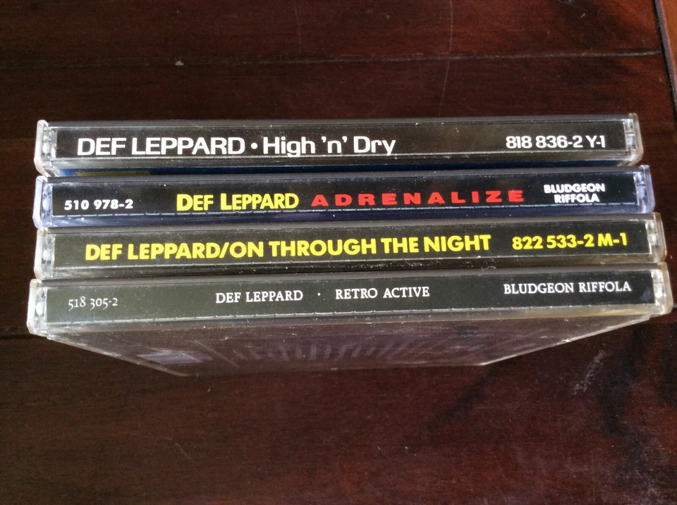 Def Leppard [4 CD Alben] Adrenalize On Through the Night Retroactive High & Dry - Bild 2 von 2
