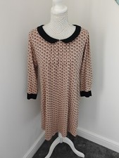 Orla Kiely Uniqlo Peter Pan Collar dress /tunic size medium. Used VGc. lovely 