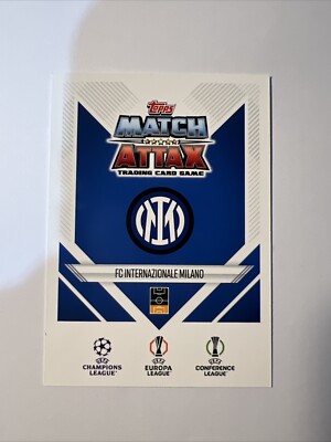 Javier Zanetti TOPPS Match Attax 24/25 TROPHY TRIUMPH Card # 440