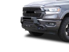 Black Horse Armour Iii Light Duty Front Bumper Textured Black Fit 19-24 Ram 1500
