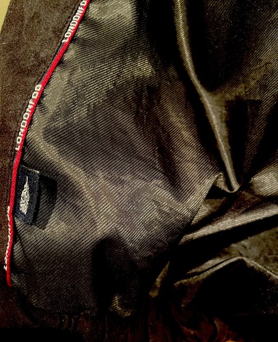 London Fog Men’s Long Sleeve Black Bomber Jacket Full Zip w/Pockets Sz XL - Bild 7 von 8