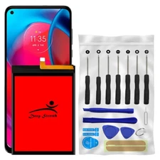 5100mAh Durable Battery Screwdriver Tools f Motorola Moto G Stylus (2022) XT2211