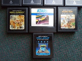 Lot of 8 Atari  5200, 2600 games. Tested, working