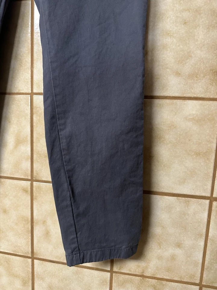 Pantalones chinos CASLON de algodón elástico gris para mujer talla 12 Foto 3 de 4