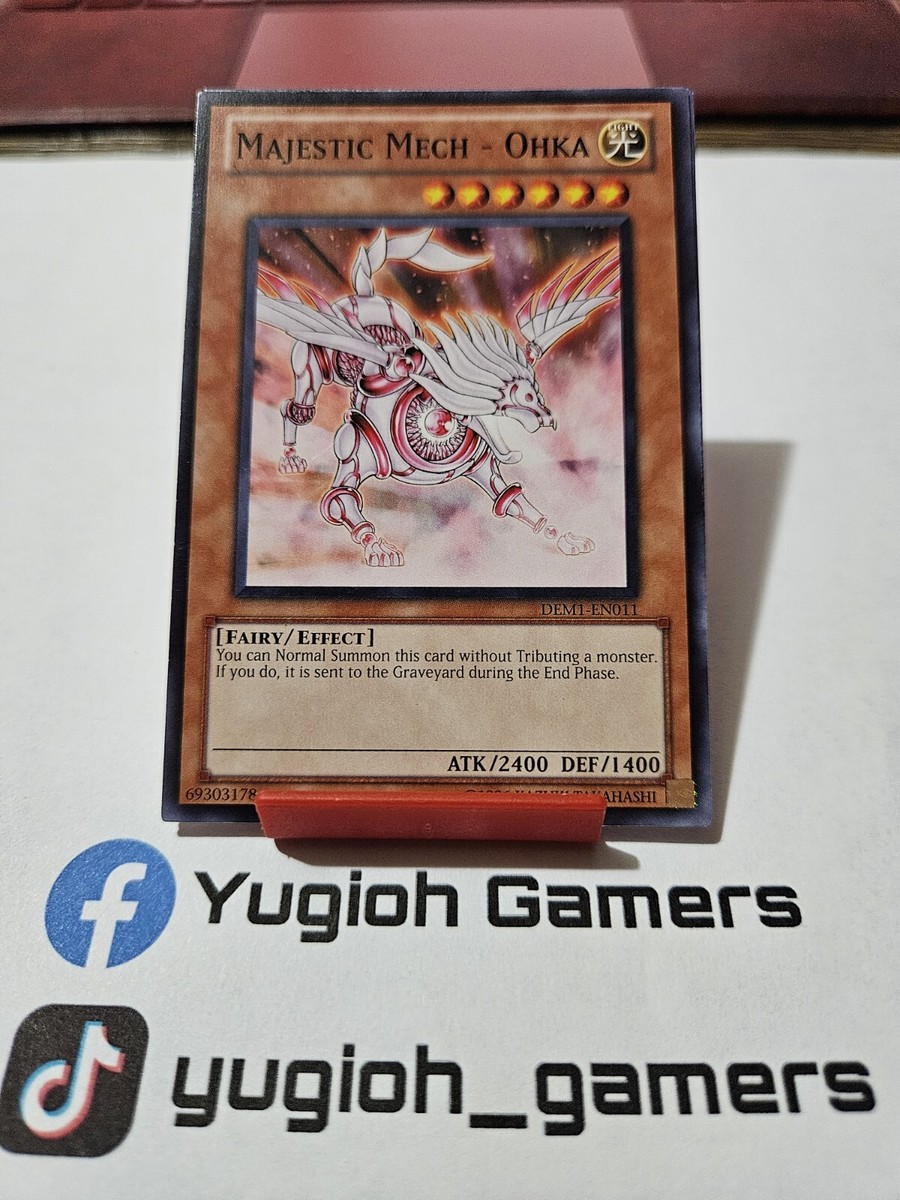 Yu-Gi-Oh Majestic Mech Ohka DEM1 Common Light Played Yu-Gi-Oh Majestic Mech Ohka DEM1 Common Light Played