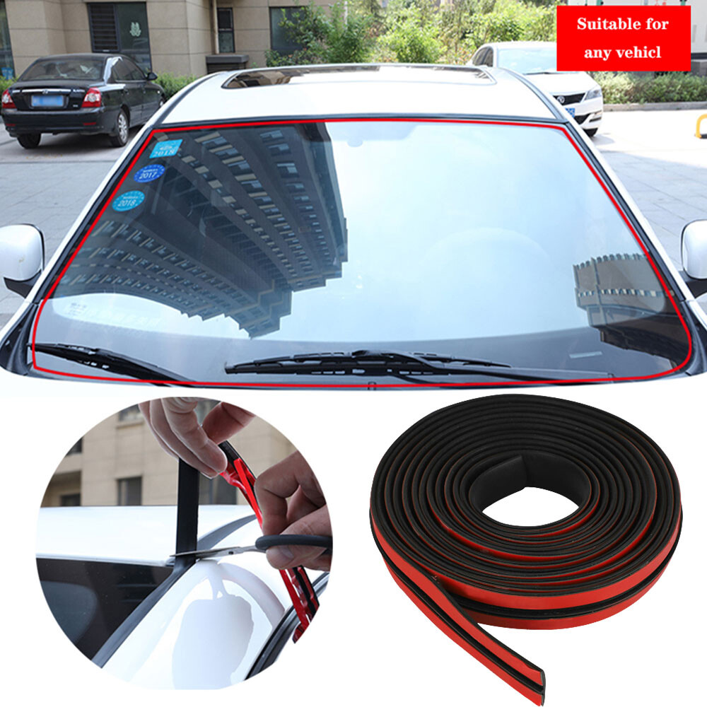 10 FT T-Shape Windshield Rubber Molding Trim Seal Windscreen Windows Accessories