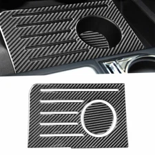 Carbon Fiber Center Console Storage Box Cover Fit For Toyota Tundra 2014-2018