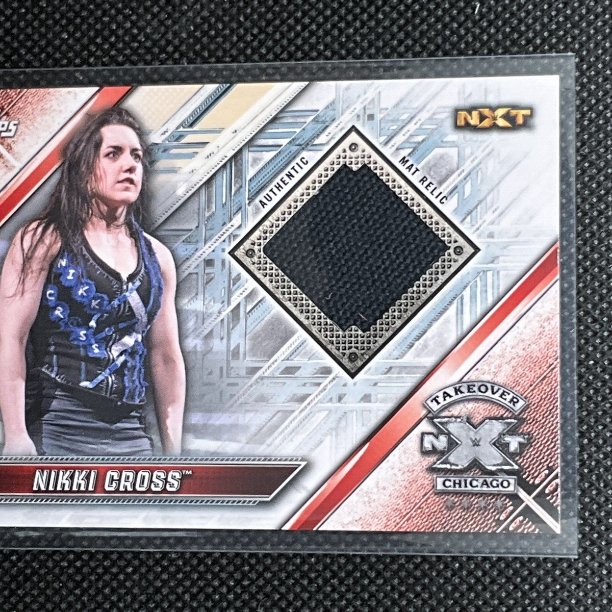 Nikki Cross #DMR-NC WWE NXT TakeOver Chicago Mat Relic Trading