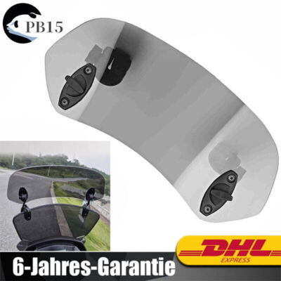 Motorrad Windabweiser Verlängerung Spoiler Zubehör Verstellbare Clip-on Aufsatz