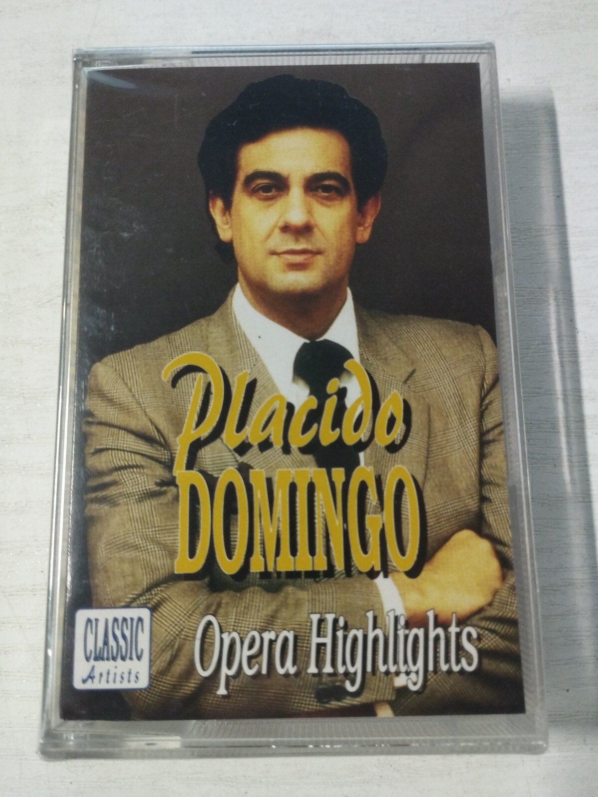 PLACIDO DOMINGO Opera Highlights - Cassette Tape New