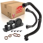 Crankcase Breather PCV Valve Kit Audi TT A3 TFSI VW Golf Gti MK5 MK6 Febi 107189